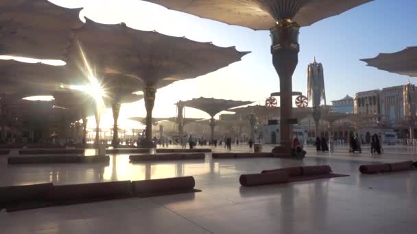 Nabawi moskén — Stockvideo
