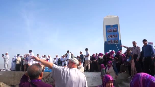 Jabal hill Arafat'a gidebilirsiniz, Suudi Arabistan — Stok video