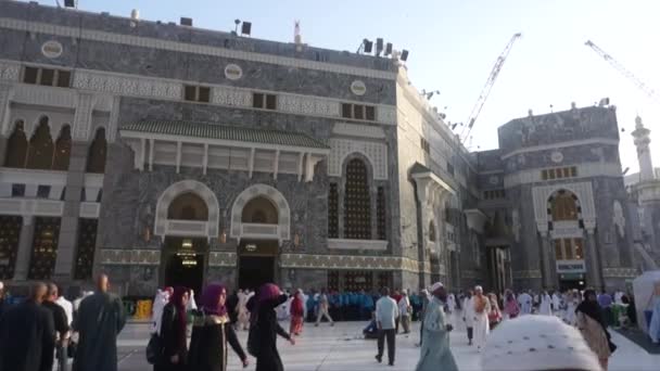 在沙特阿拉伯的麦加圣地清真寺 — 图库视频影像