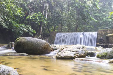 tropik şelale ve su akışı