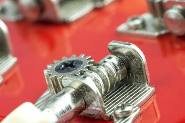 Gitar eğitim konsepti ile yakın