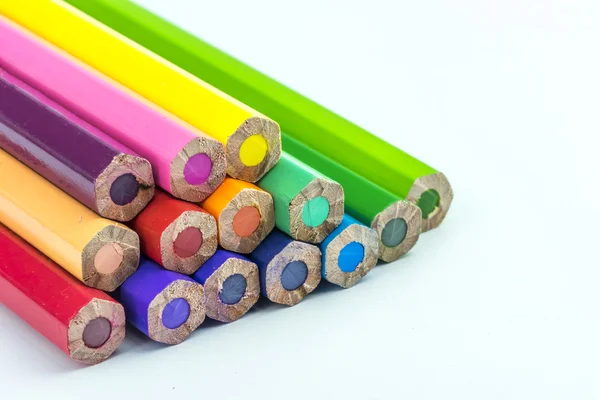 Barva Tužky Blízka Bílým Pozadím — Stock fotografie