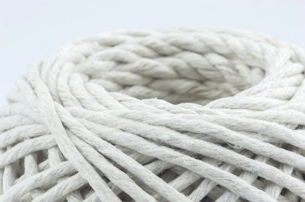 Белая веревка — стоковое фото
