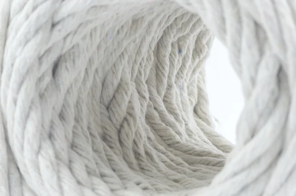 Белая веревка — стоковое фото
