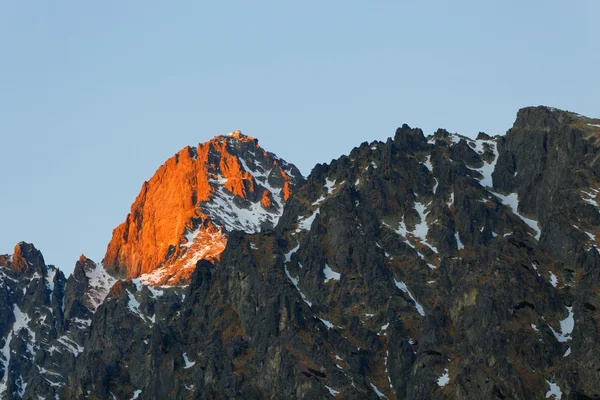 Lomnistaky štít summit — Stock fotografie