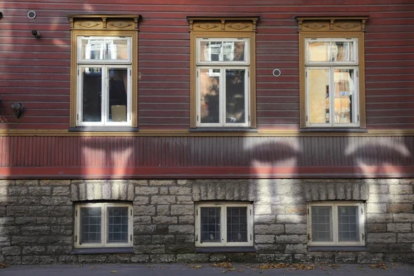 Sunlight windows reflections — Stock Photo, Image