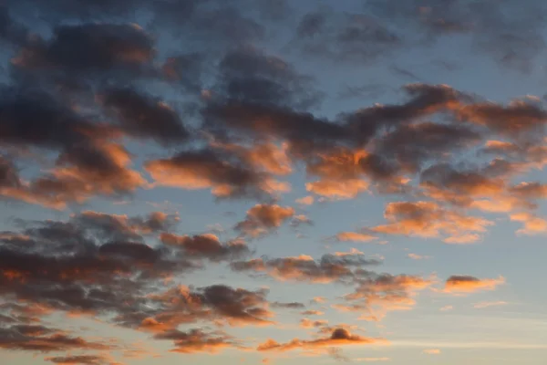 Drámai naplemente felhők — Stock Fotó