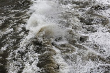 Dinamik siyah beyaz dalgalar