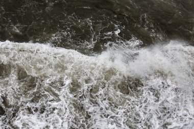 Dinamik siyah beyaz dalgalar