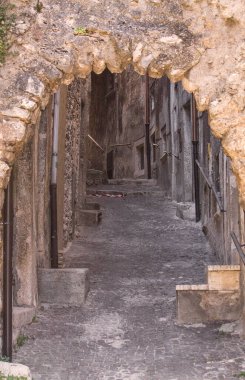  Abruzzo 'daki Scanno köyü.