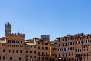 piazza del Campo Siena görünümü 