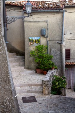 Cervara di Roma köyünün manzarası