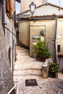 Cervara di Roma köyünün manzarası