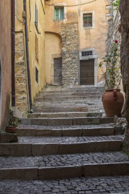 Cervara di Roma köyünün manzarası