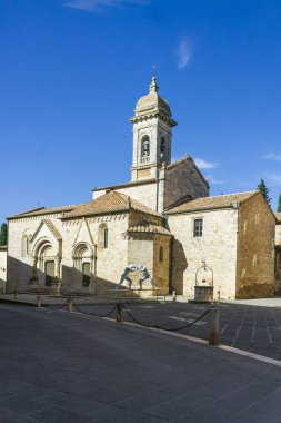 Toskana 'daki San Quirico d' Orcia köyü.