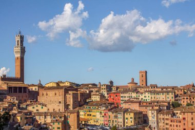 Siena 'nın Toskana' daki manzarası