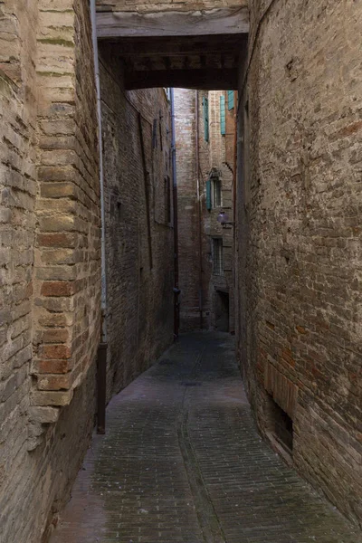 İtalya 'daki Urbino şehrinin manzarası