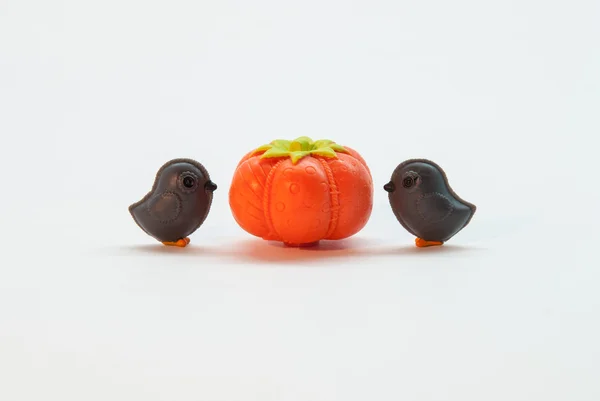 Cool Halloween juguetes de plástico aislar — Foto de Stock