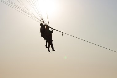 Paraşüt alttan görünüm
