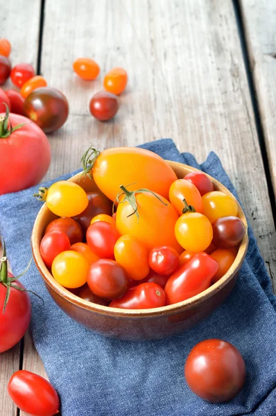 Colorful tomatoes. — Stock Photo, Image