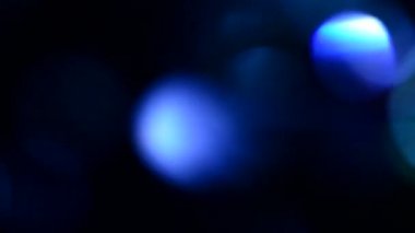 Mavi, bulanık, bokeh ışıklar arka plan 1080p döngü