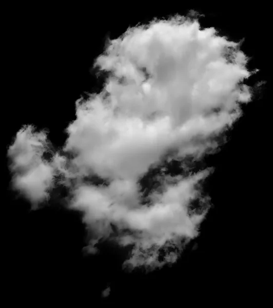 Gerçek bulut siyah arka plan üzerine gibi buhar arıyorsunuz. — Stok fotoğraf