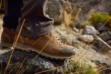 Dağlar yerinde açık hiking.