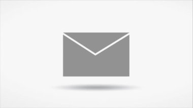 E- posta İletisi Uygulaması için 2B simge canlandırması