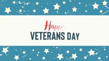 Mutlu Gaziler Günü 'nde Amerikan bayrağının dalgalanması 