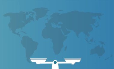 Bitcoin - S Dolarlık madeni paralar ve pullarla denge