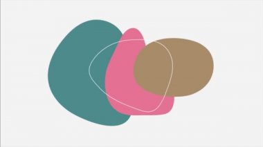 Soyut Hareket mavi minimal sanat sıvısı arkaplanı