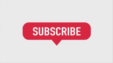 Kırmızı Tasarım Üyeliği. Beyaz arka plan izole. Hareket grafiği.