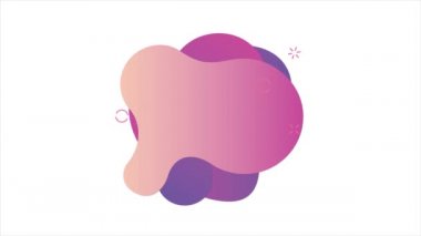 Moda sıvısı arka planı şekillendirir, her amaç için harika bir tasarım. Animasyon 4K. Web afişi düzeni. En küçük arkaplan.