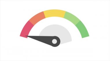 Memnuniyet ölçer. İş konsepti videosu. Müşteri memnuniyeti anketi.