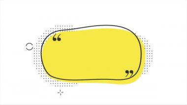 Çerçeve izi tasarımı için arka plan sarısından alıntı yap. Çerçeve canlandırma şablonundan alıntı yap. Video tipografi tasarımı. 