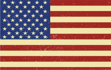 Amerikan bayrağı. Gaziler. Independens.