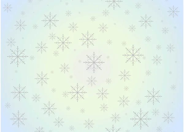 Snowflake christmas background — Stock Vector