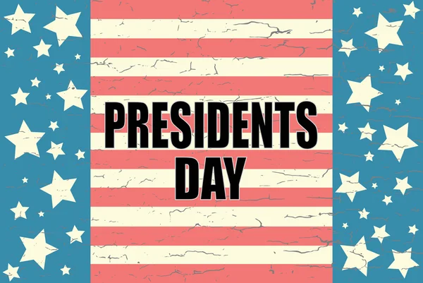 День президентів на американський фоні — стоковий вектор
