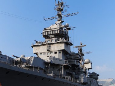 Deniz gemi görünümünü yakın çekim