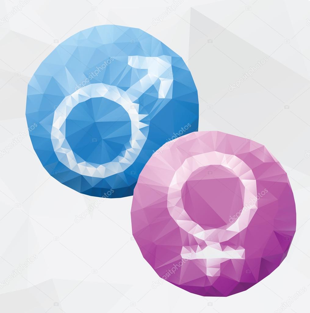 male and female symbols 