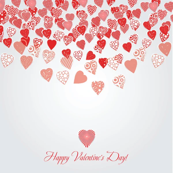 Card for Valentines day — Stock Vector