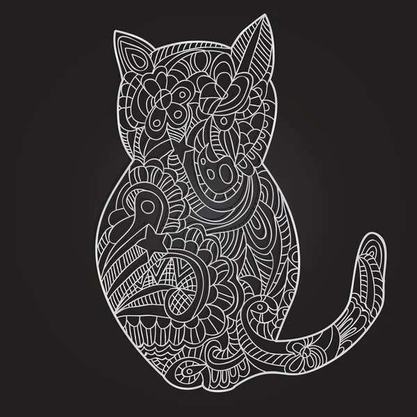猫イラスト — ストックベクタ