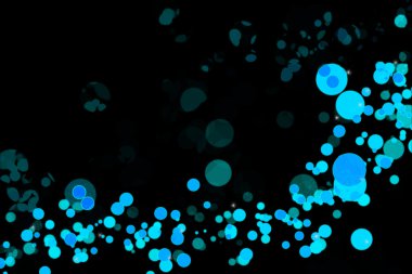 Soyut daireli mavi arkaplan