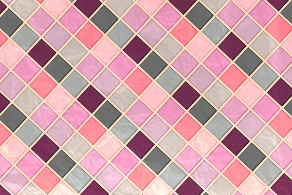 Telha rosa Mosaic — Fotografia de Stock