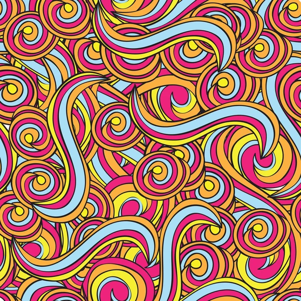 Vektör Dikişsiz desen çizgileri ve dalgalar