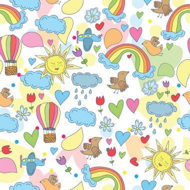 Doodle sorunsuz patternan