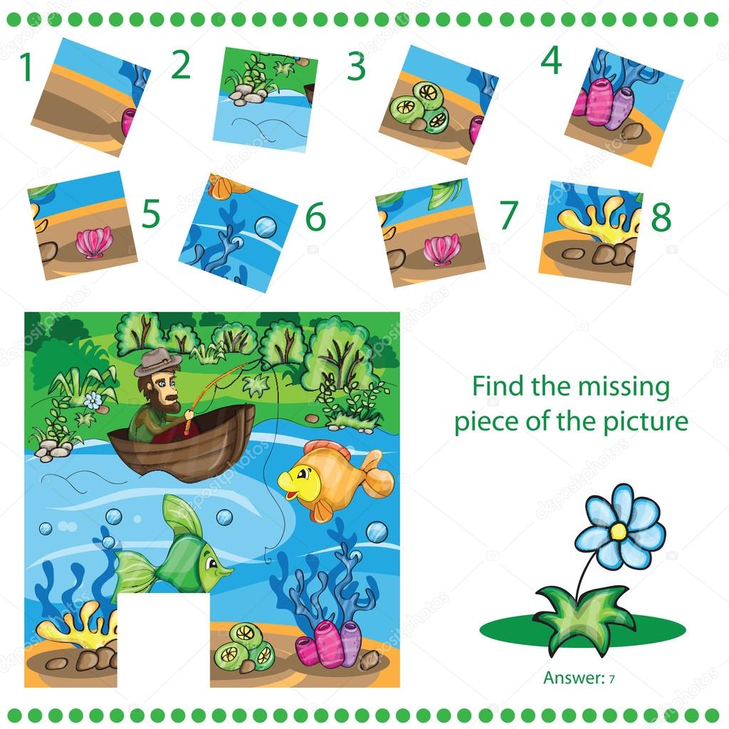 Find missing piece - Puzzle game for Children