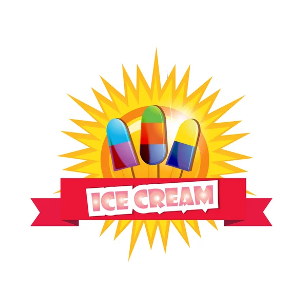 Ice cream illustaration — Stock Photo, Image