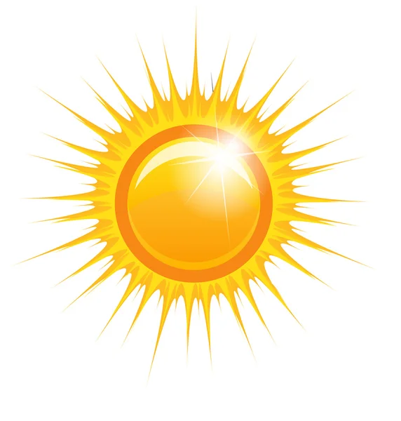 Ilustracja wektorowa streszczenie słońce — Wektor stockowy