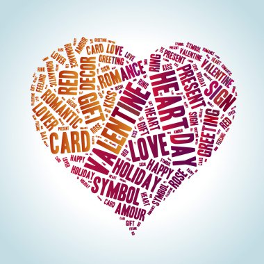 Sevgililer günü modern yazı arka plan